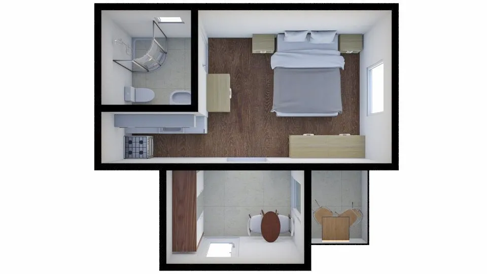 Půdorys apartmánu Apartmán 5
